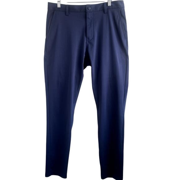 Rhone Sz 33 Commuter Slim Pant Navy Stretch Golf Office Comfort Breathable - Picture 4 of 16